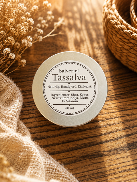 Salveriet Tassalva – naturlig handgjord tassalva för hund 60ml