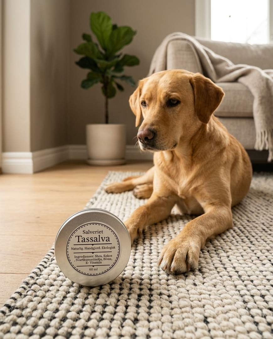 Handgjord tassalva med bivax för hund, 60 ml